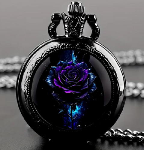 Klasische taschenuhr mit kette - taschenuhr,