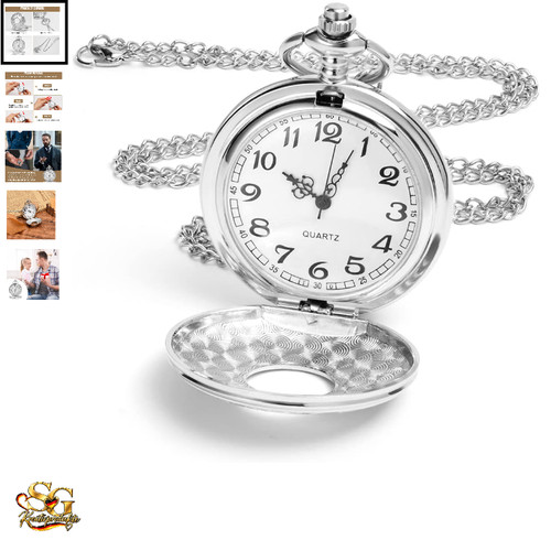 Vintage taschenuhr retro quarz - vintage,