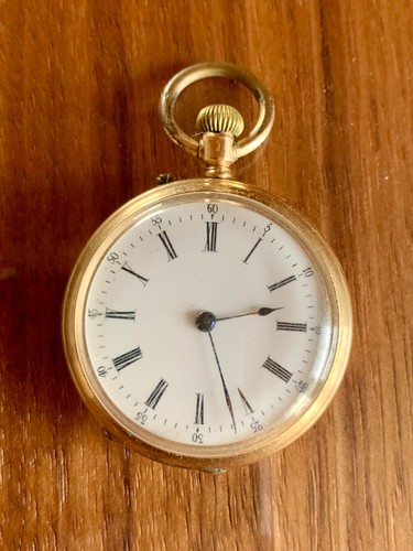 Taschenuhr gold karat 585 - 14,