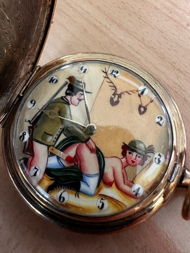 Alte taschenuhr 1937 - taschenuhr, gold