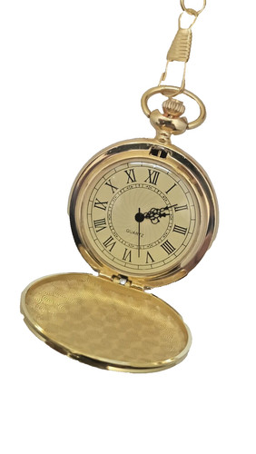 Retro taschenuhr gold look - retro, "gold-look"