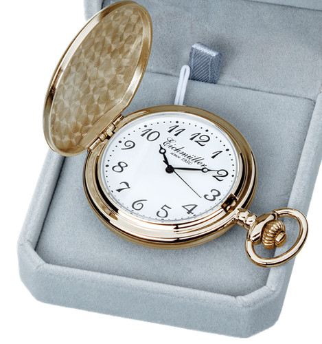 Eichmüller taschenuhr messing - eichmüller,