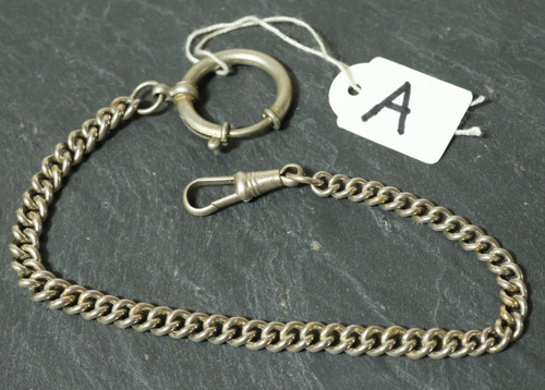 Alte silberne taschenuhrkette - alte,