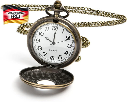 Vintage taschenuhr quarz mit - taschenuhr,