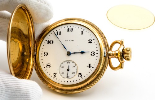 Vintage elgin taschenuhr - vintage,