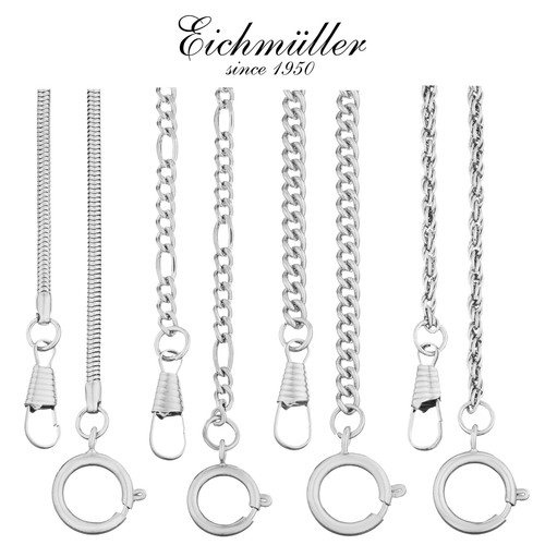 Taschenuhrkette chrom silber - chrom,