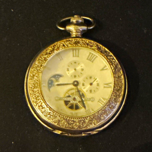 Taschenuhr quarz savonnette - taschenuhr,