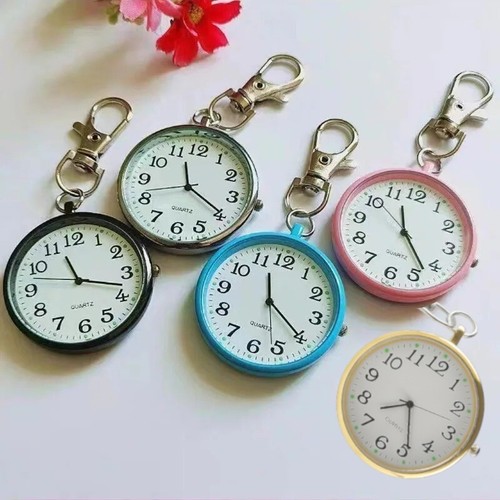 Mehrfarbig quarz taschenuhr - mehrfarbig,