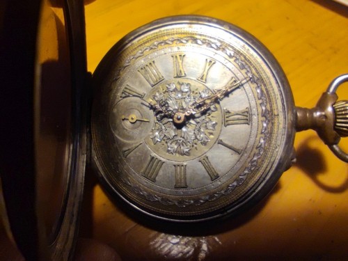Antike taschenuhr 800 - taschenuhr, silber