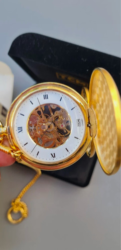 Tcm vergoldete taschenuhr mit - tcm,