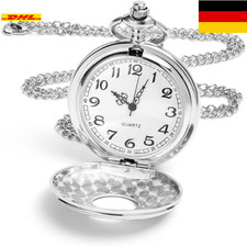 Retro Quarz-Uhr mit Kette |
