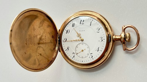 Goldene taschenuhr elgin von - goldene,