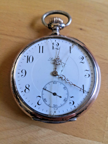 Taschenuhr 800 silber - taschenuhr, 800/-silber