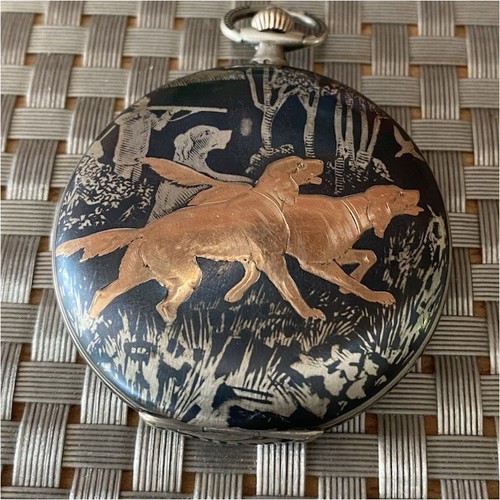 Taschenuhr seife nickel silber - seife,