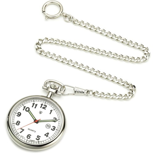 Mts taschenuhr edelstahl - edelstahl, mit
